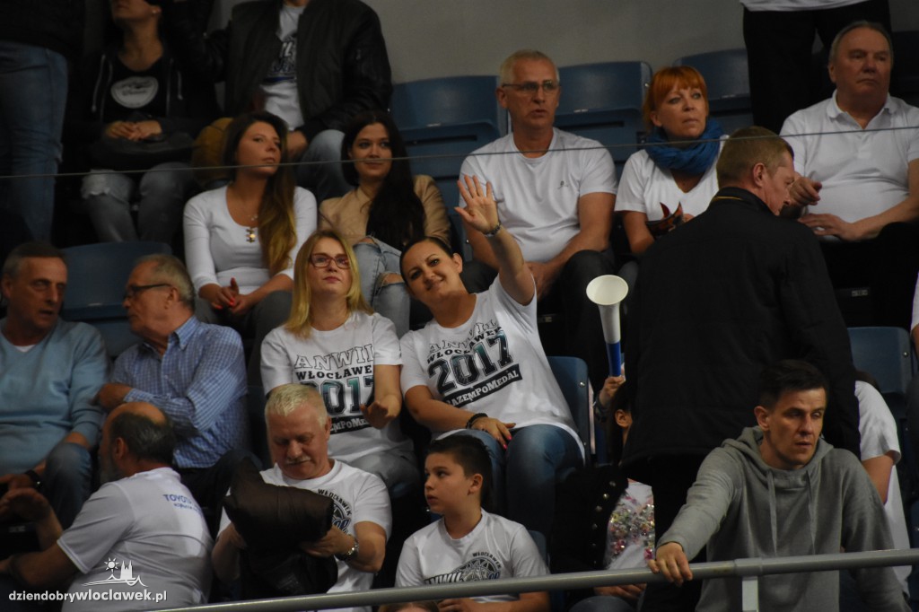 Kibice na meczu Anwil - Energa Czarni