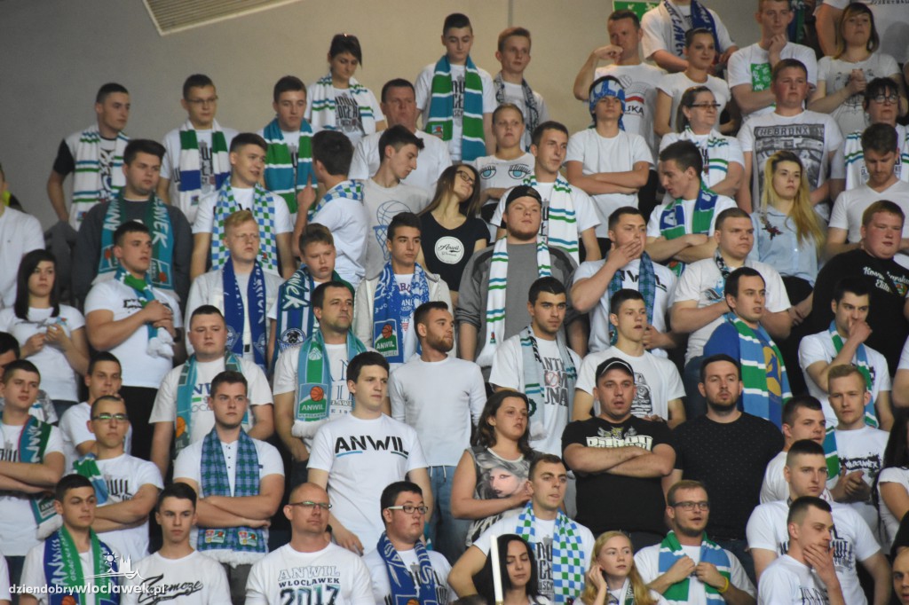 Kibice na meczu Anwil - Energa Czarni