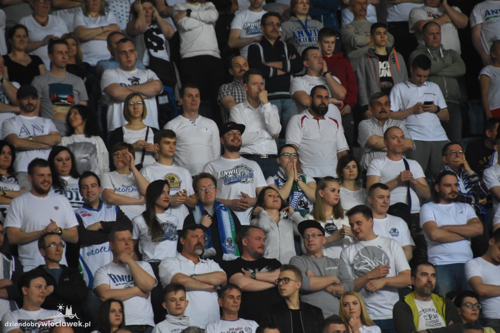 Kibice na meczu Anwil - Energa Czarni