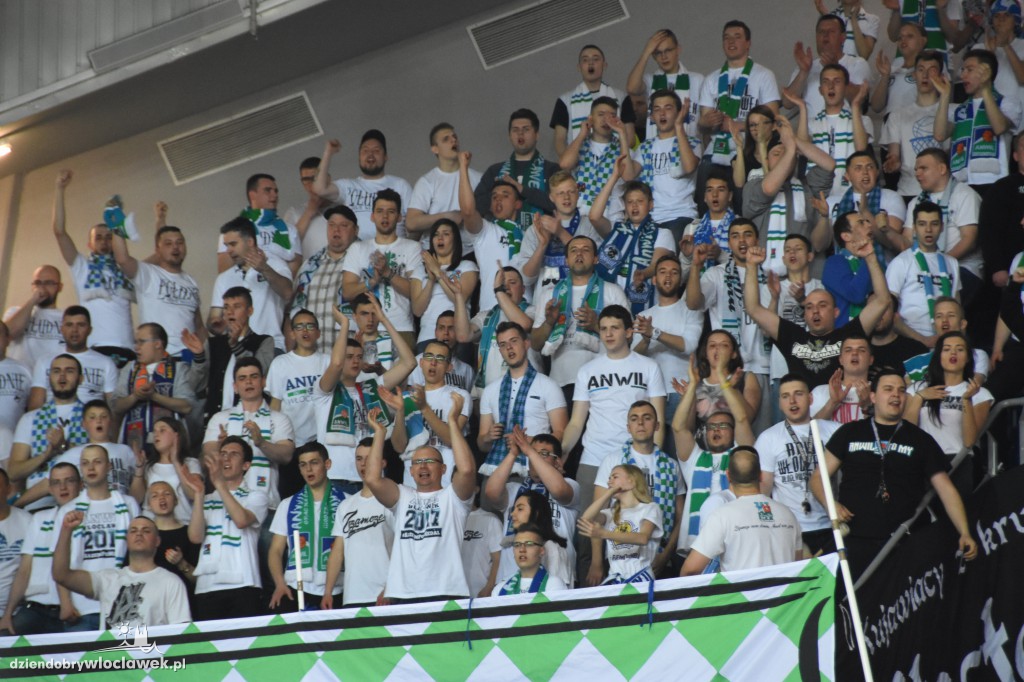 Kibice na meczu Anwil - Energa Czarni