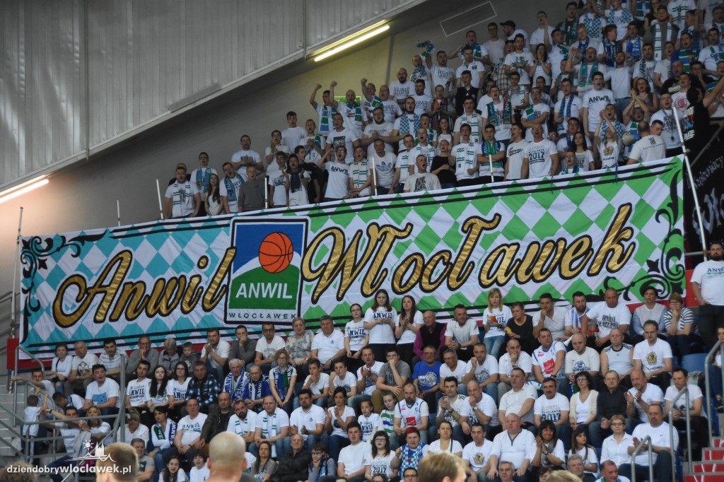 Kibice na meczu Anwil - Energa Czarni