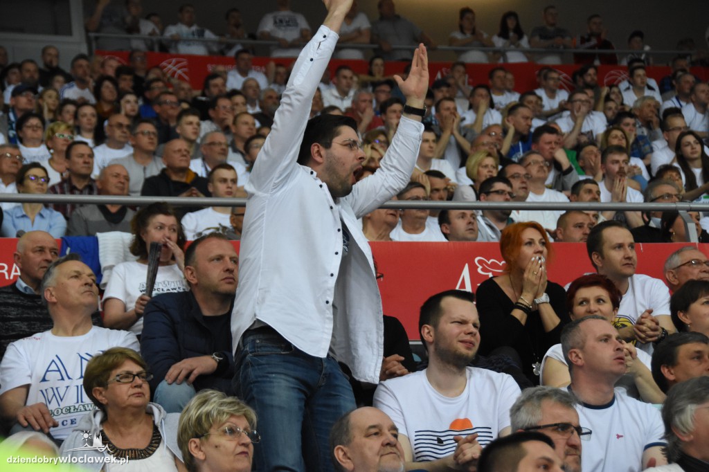 Kibice na meczu Anwil - Energa Czarni