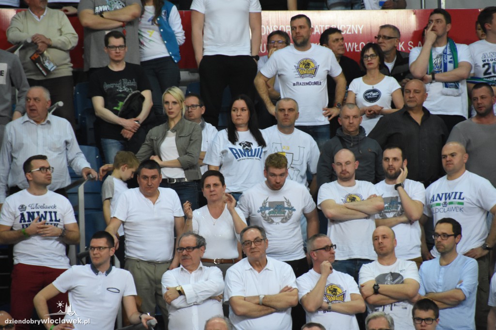 Kibice na meczu Anwil - Energa Czarni