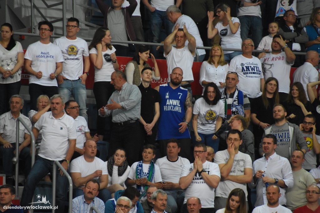 Kibice na meczu Anwil - Energa Czarni