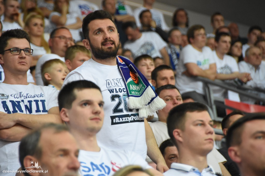 Kibice na meczu Anwil - Energa Czarni