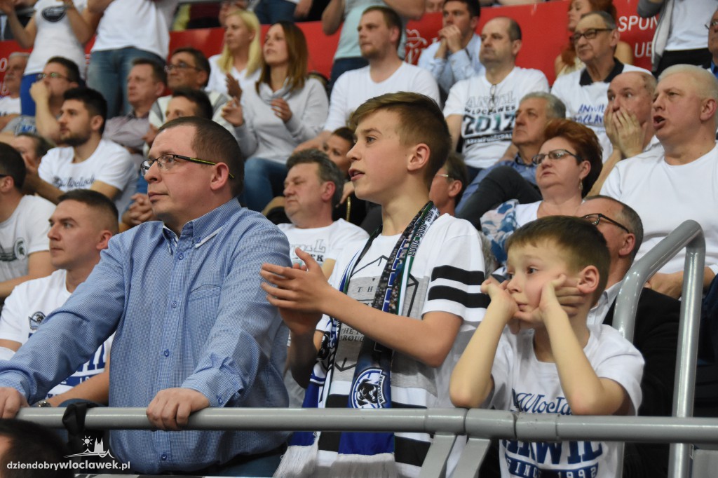 Kibice na meczu Anwil - Energa Czarni