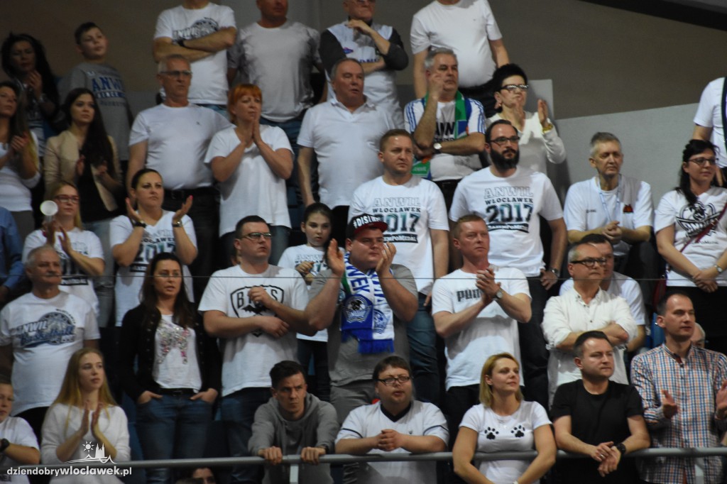 Kibice na meczu Anwil - Energa Czarni