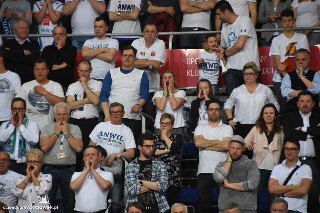 Kibice na meczu Anwil - Energa Czarni