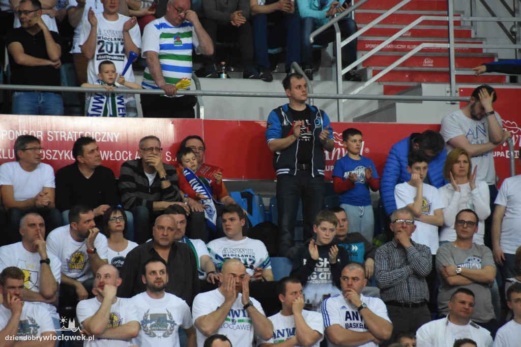 Kibice na meczu Anwil - Energa Czarni
