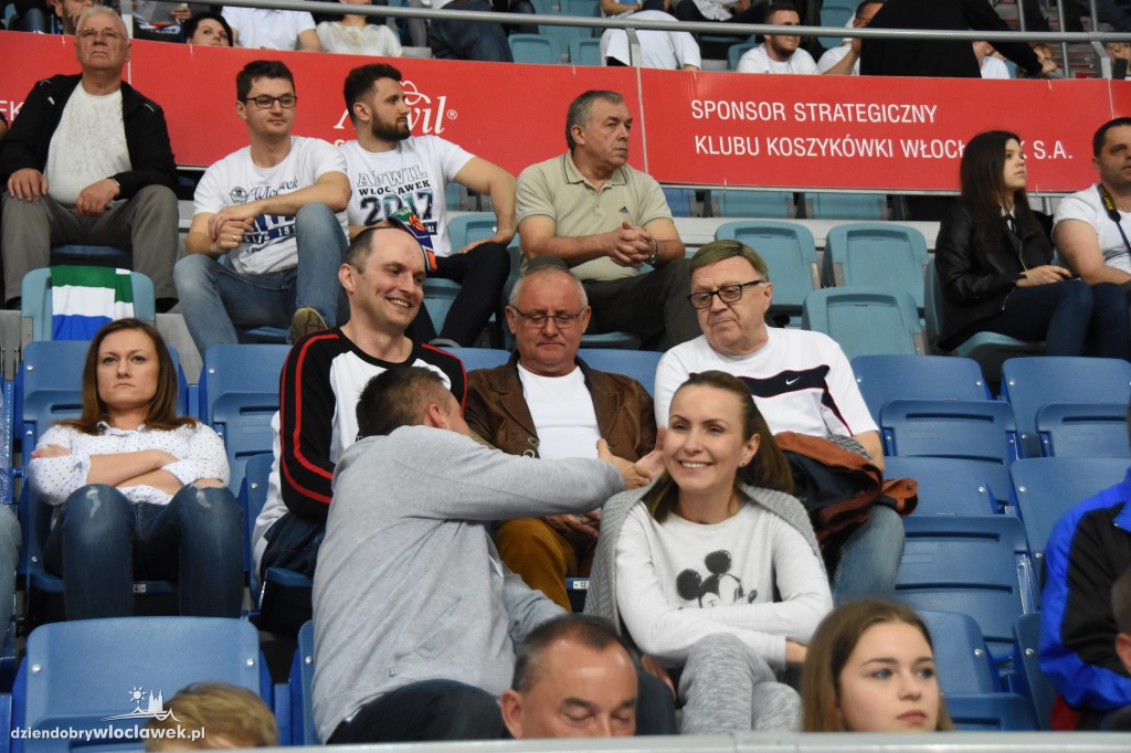Kibice na sobotnim meczu Anwilu