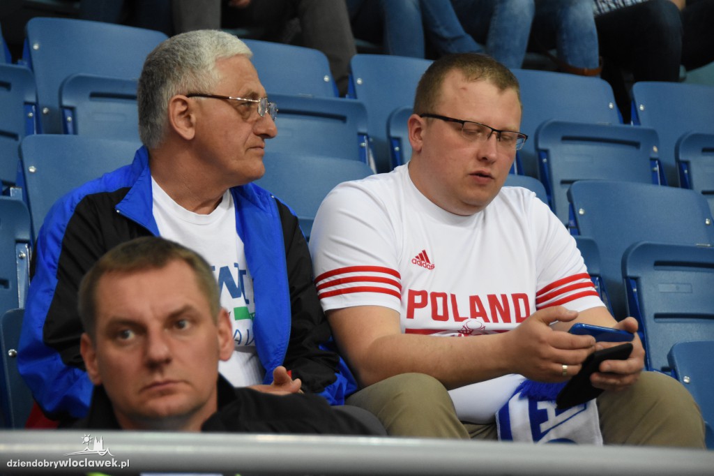 Kibice na sobotnim meczu Anwilu