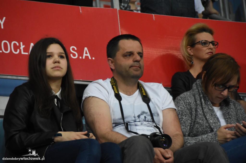 Kibice na sobotnim meczu Anwilu