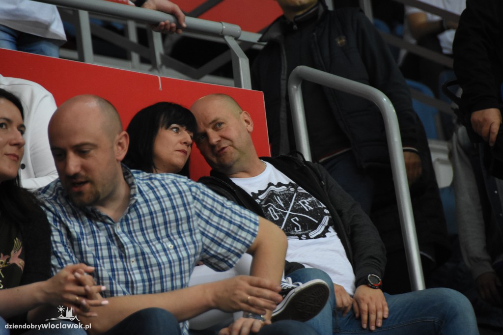 Kibice na sobotnim meczu Anwilu