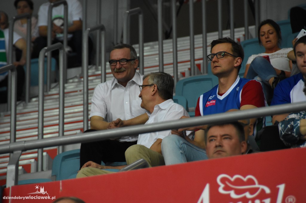 Kibice na sobotnim meczu Anwilu