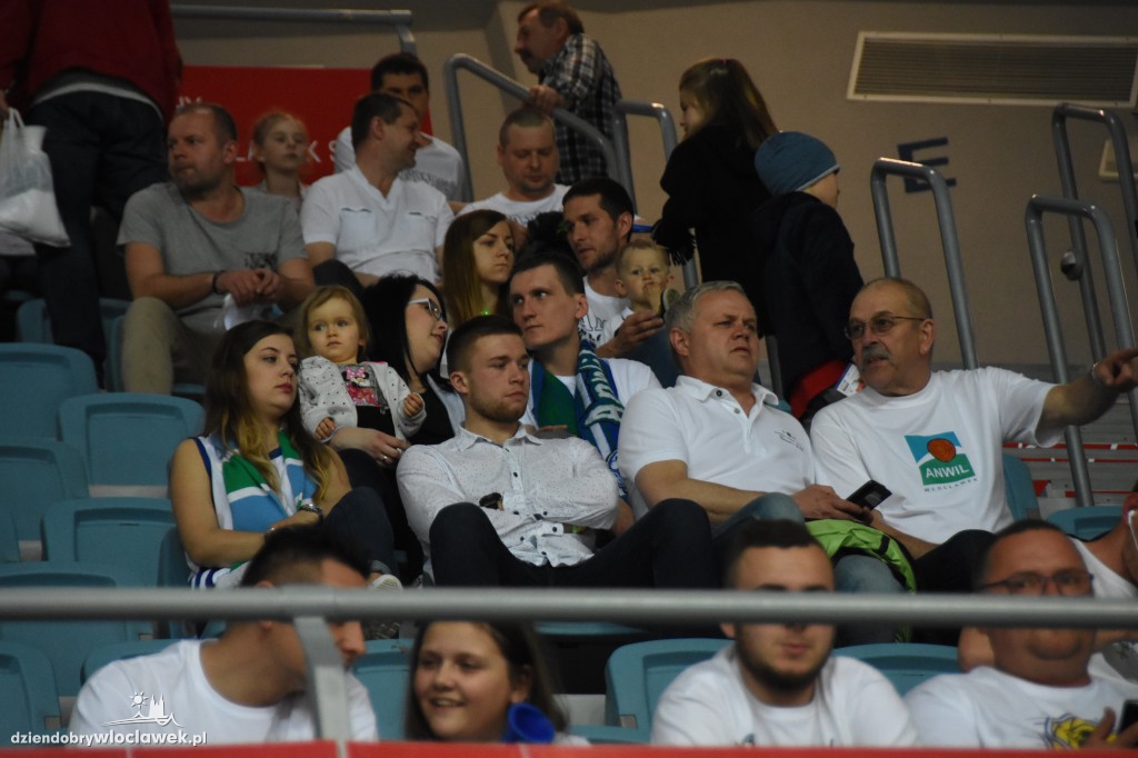 Kibice na sobotnim meczu Anwilu