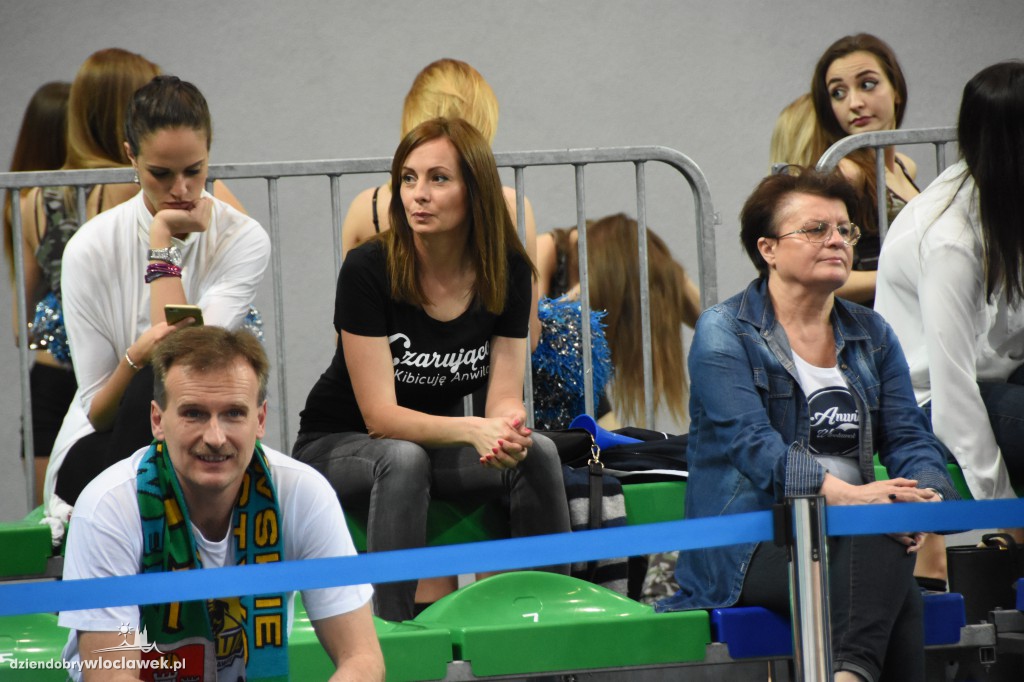 Kibice na sobotnim meczu Anwilu