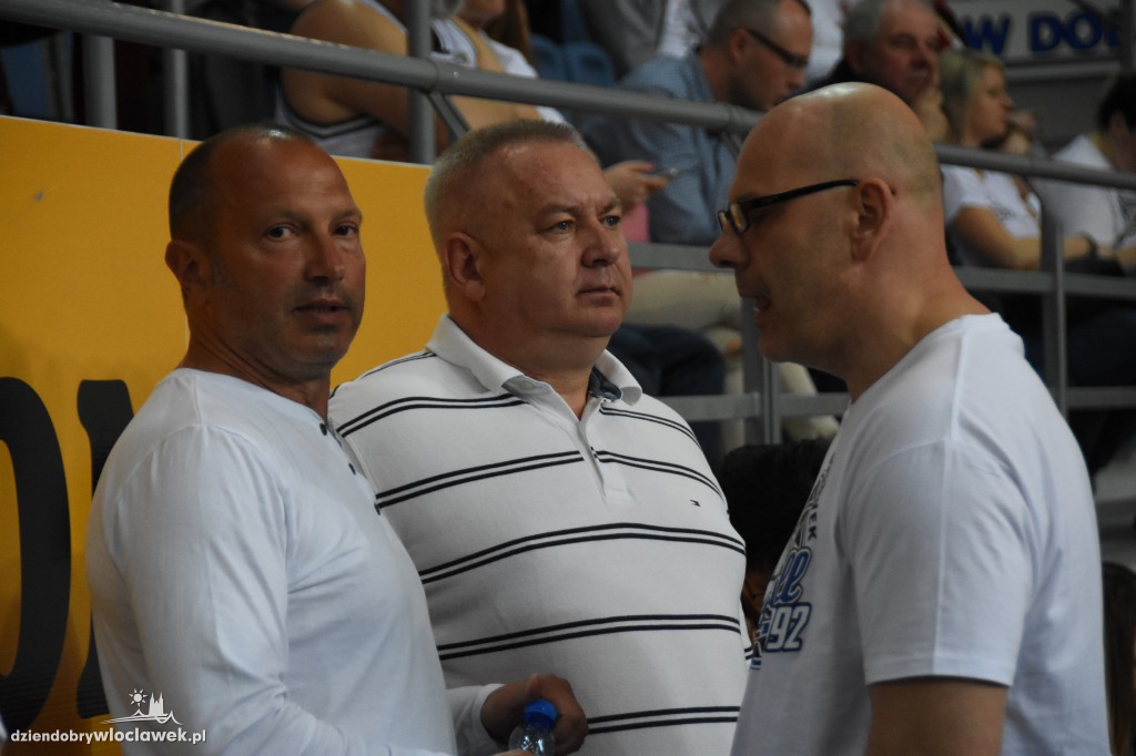 Kibice na sobotnim meczu Anwilu