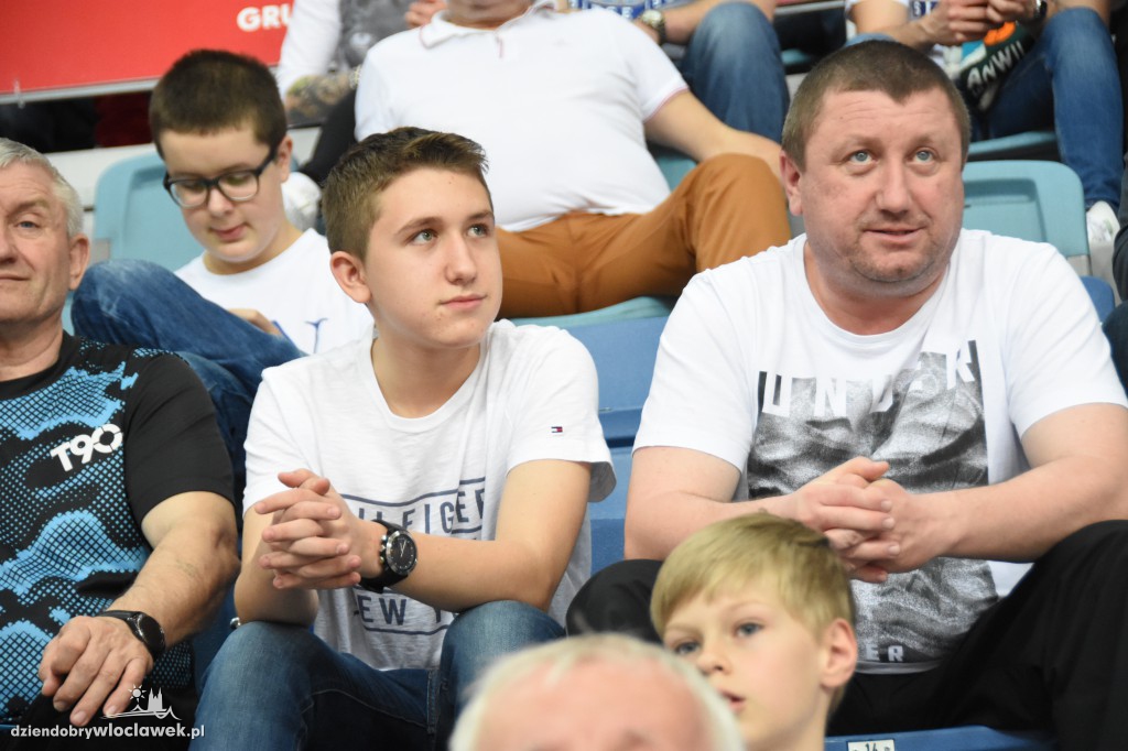 Kibice na sobotnim meczu Anwilu