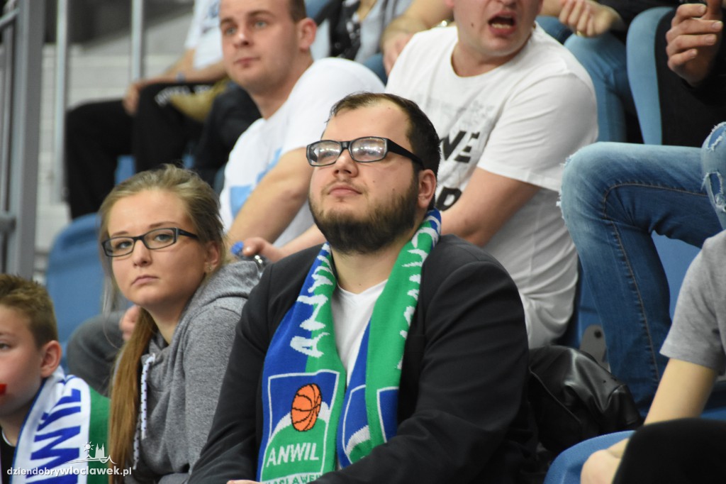 Kibice na sobotnim meczu Anwilu