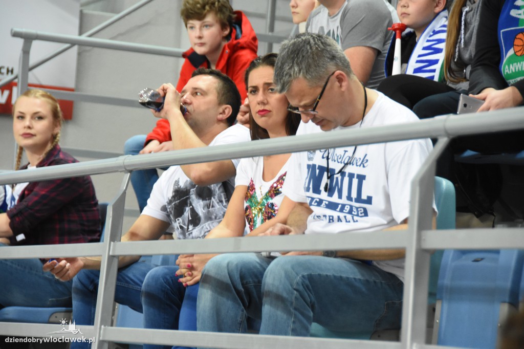 Kibice na sobotnim meczu Anwilu