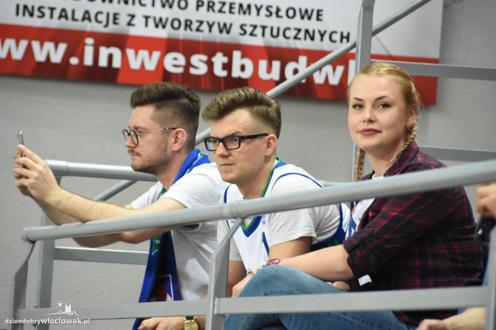 Kibice na sobotnim meczu Anwilu