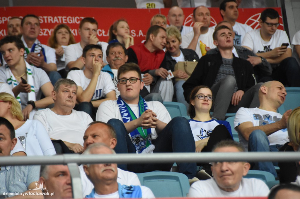 Kibice na sobotnim meczu Anwilu