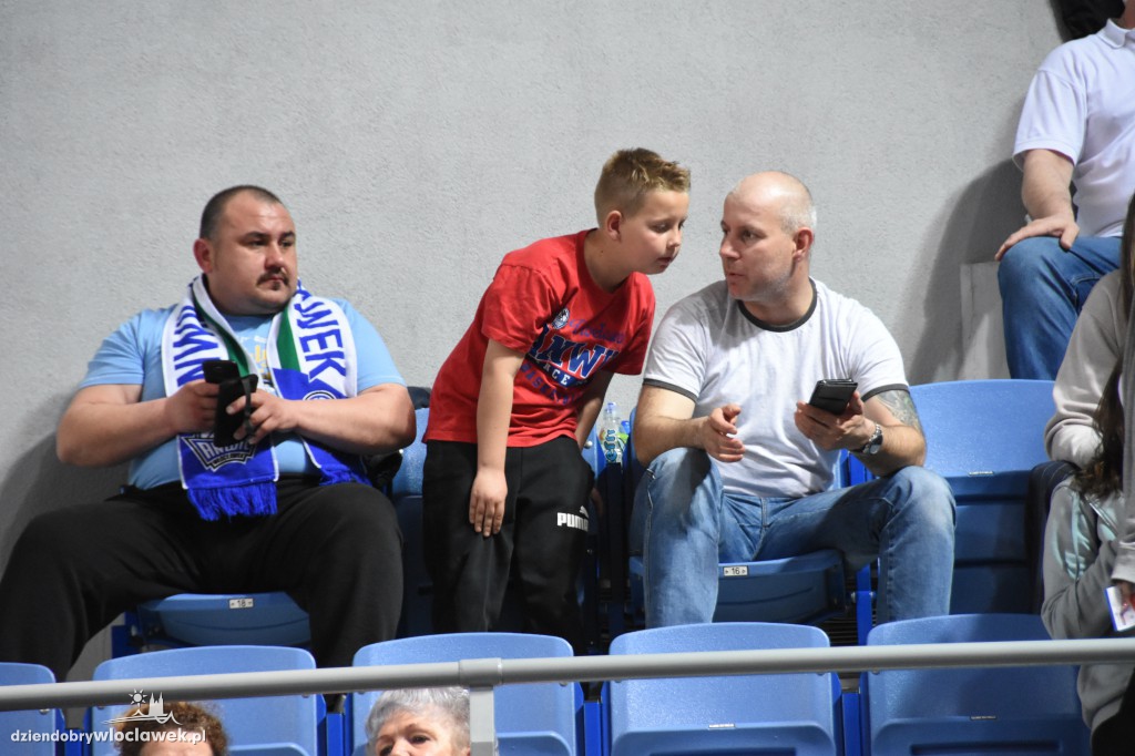 Kibice na sobotnim meczu Anwilu