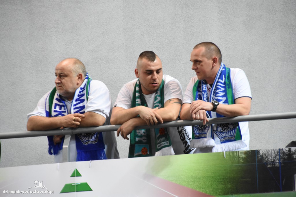 Kibice na sobotnim meczu Anwilu