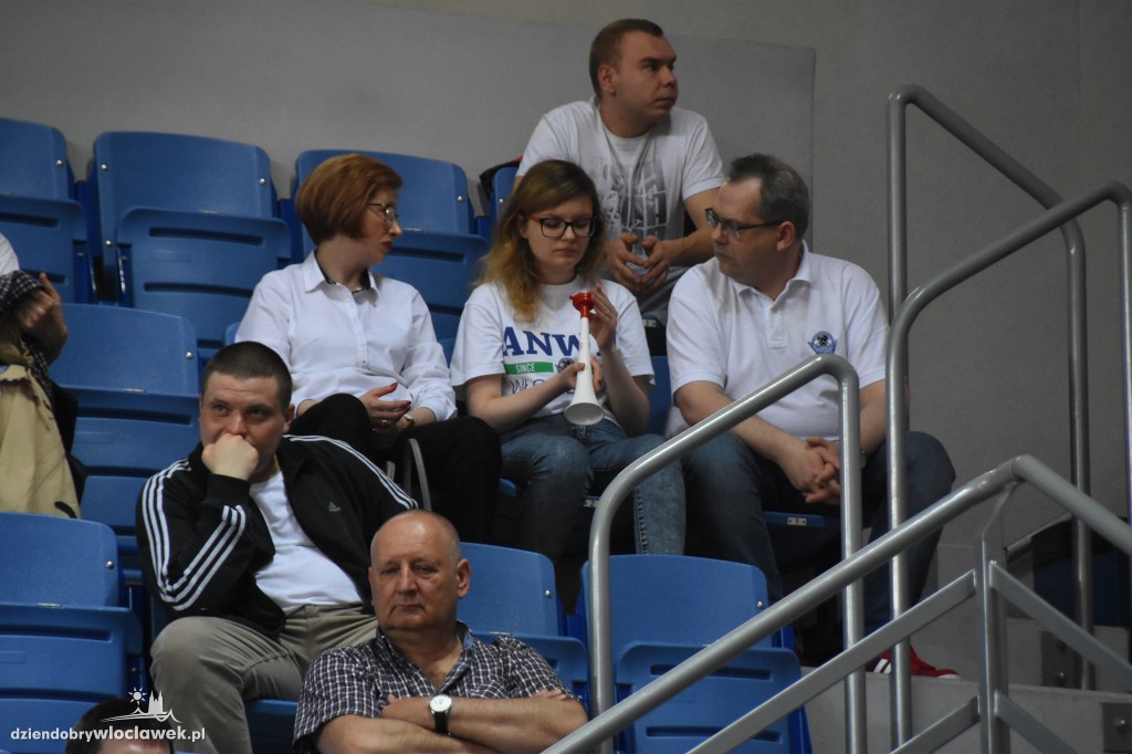Kibice na sobotnim meczu Anwilu
