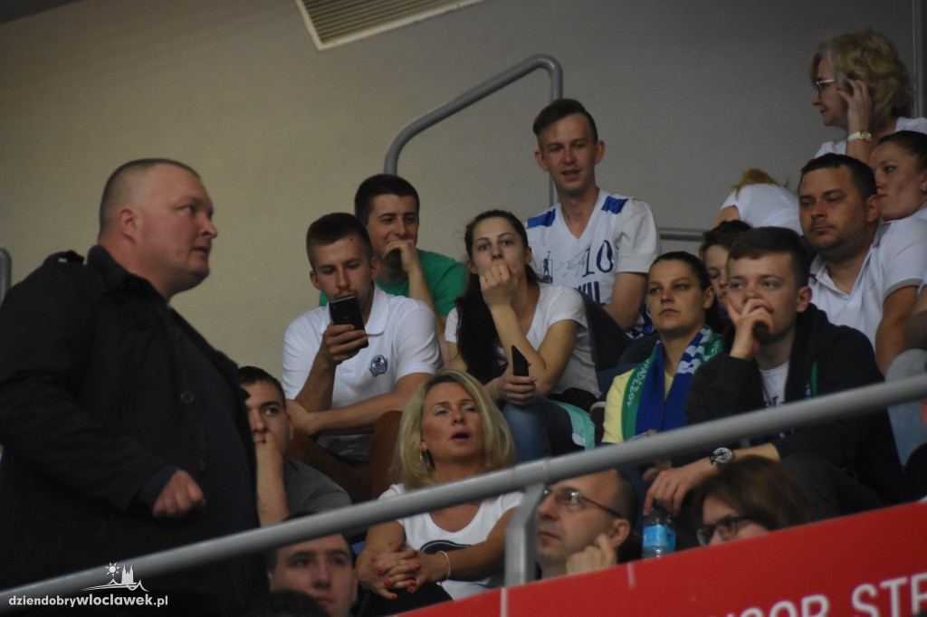 Kibice na sobotnim meczu Anwilu