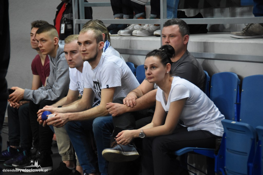 Kibice na sobotnim meczu Anwilu