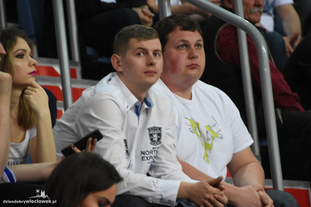 Kibice na sobotnim meczu Anwilu