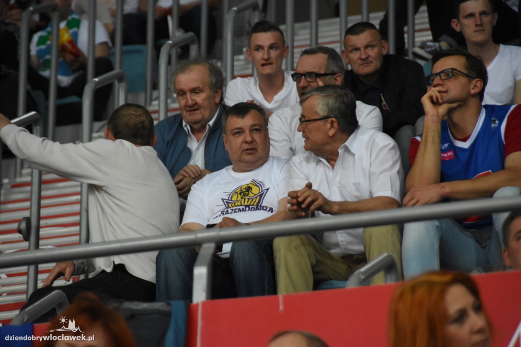 Kibice na sobotnim meczu Anwilu
