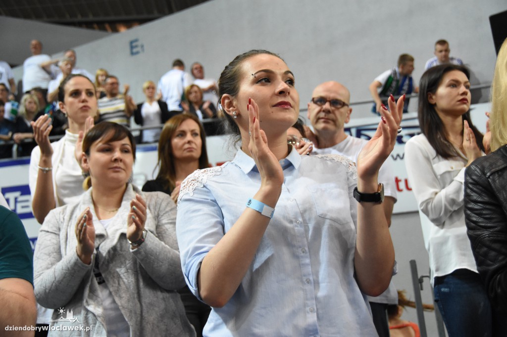 Kibice na sobotnim meczu Anwilu