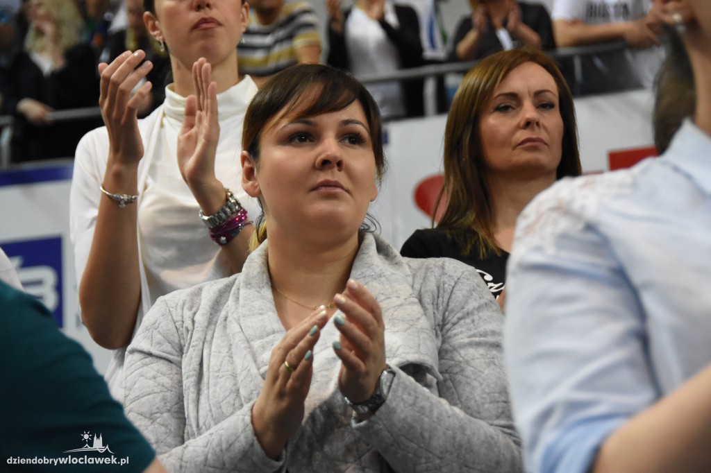 Kibice na sobotnim meczu Anwilu