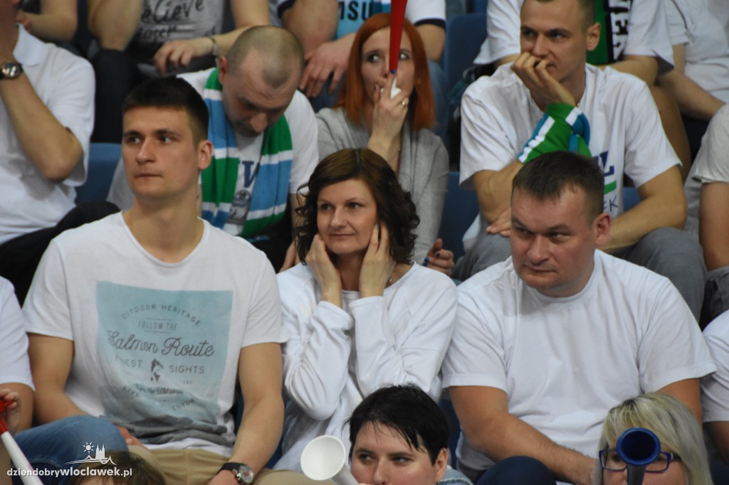 Kibice na sobotnim meczu Anwilu