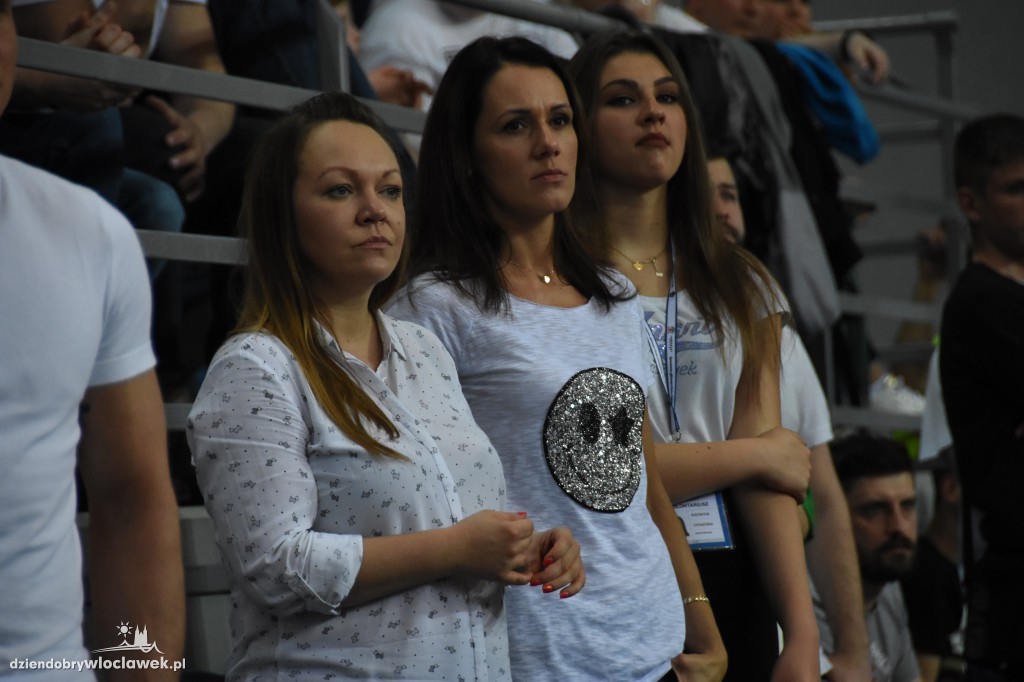 Kibice na sobotnim meczu Anwilu