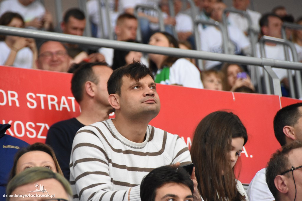 Kibice na sobotnim meczu Anwilu