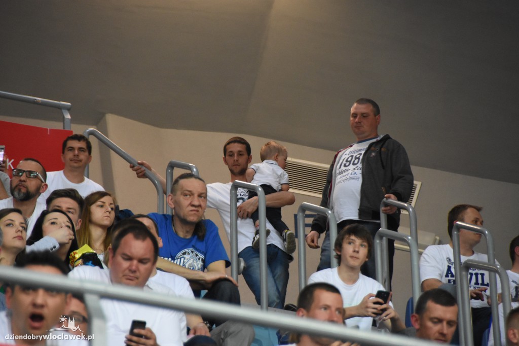 Kibice na sobotnim meczu Anwilu
