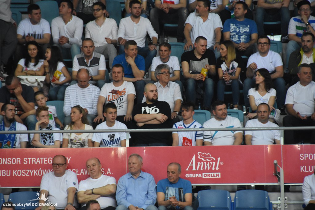 Kibice na sobotnim meczu Anwilu