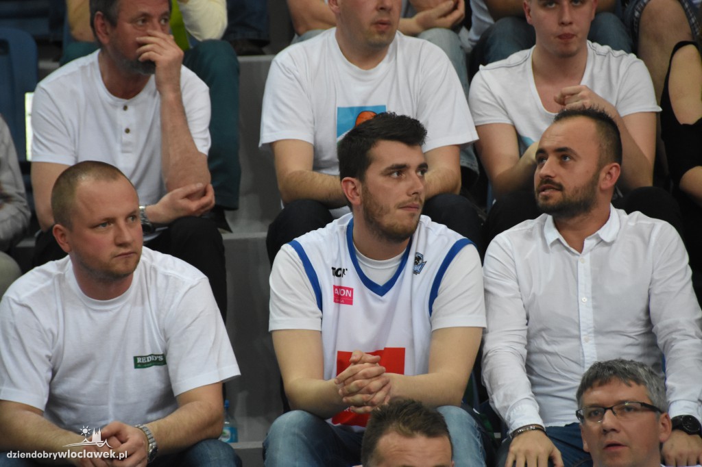 Kibice na sobotnim meczu Anwilu