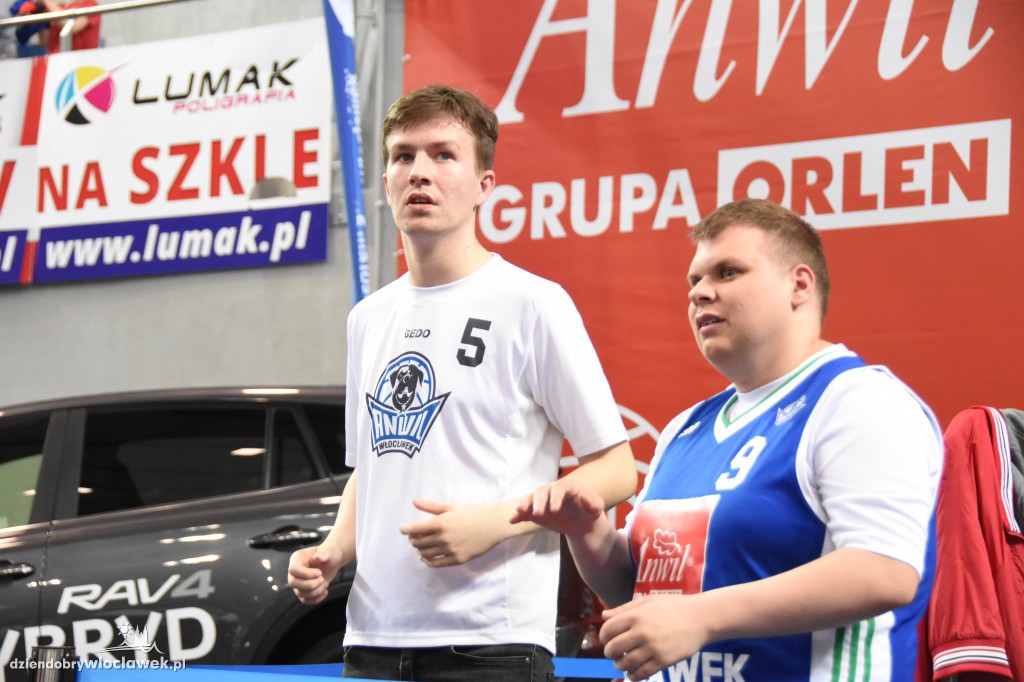 Kibice na sobotnim meczu Anwilu