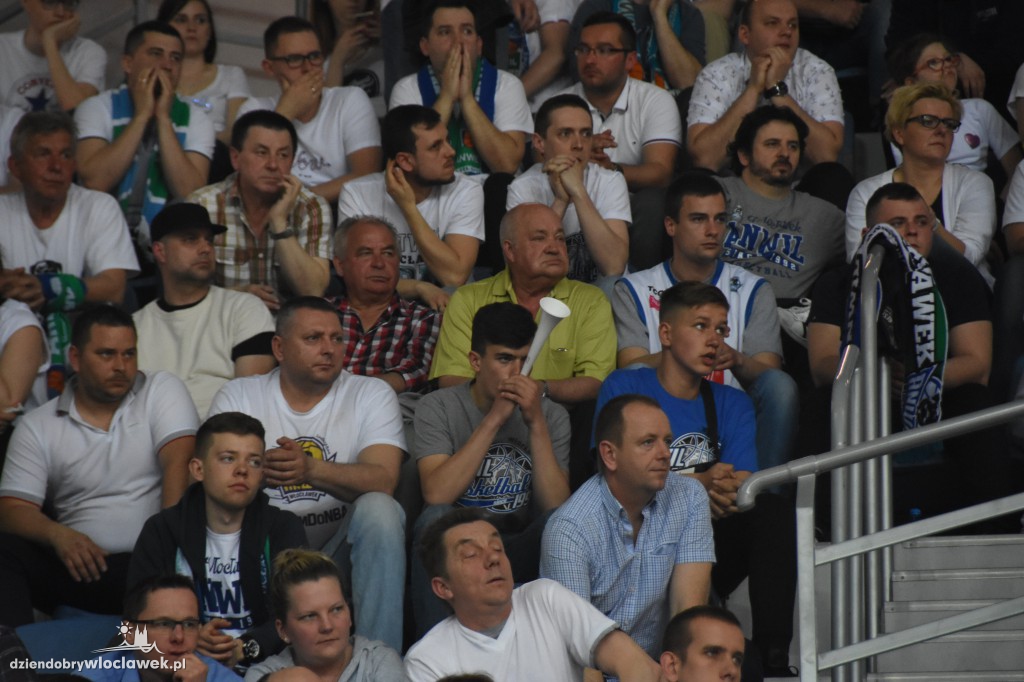 Kibice na sobotnim meczu Anwilu