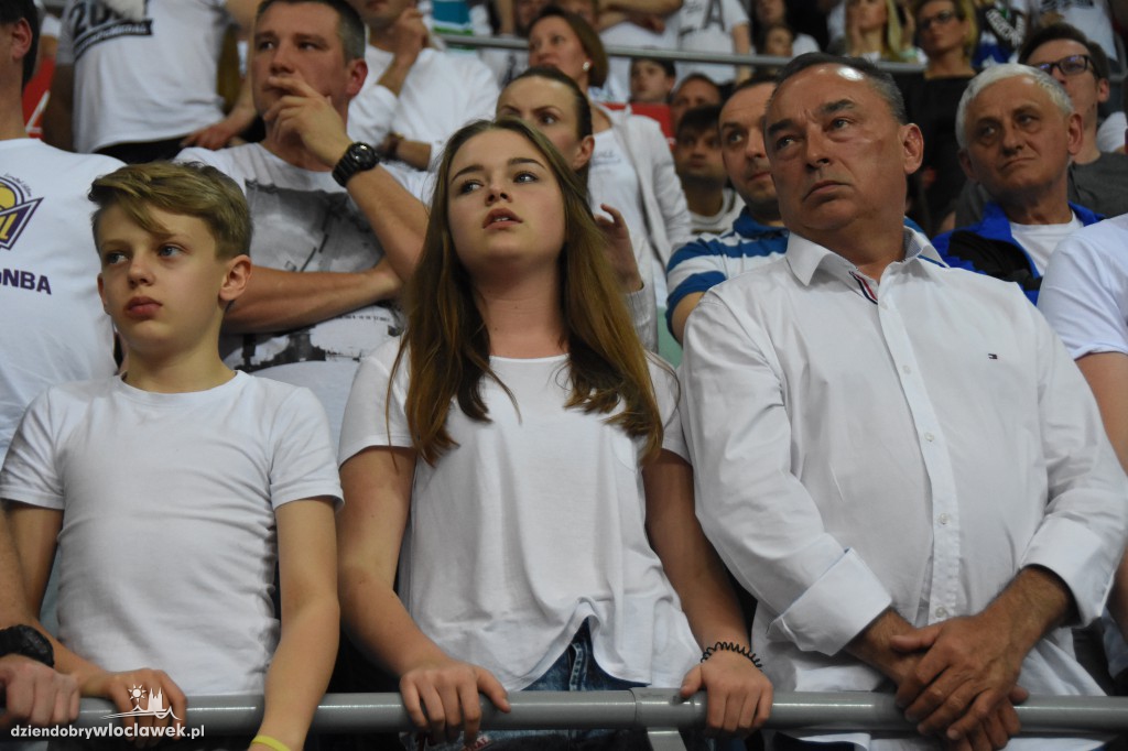 Kibice na sobotnim meczu Anwilu