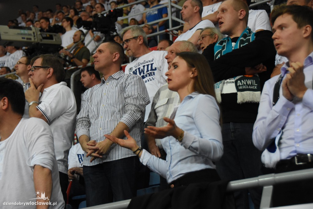 Kibice na sobotnim meczu Anwilu