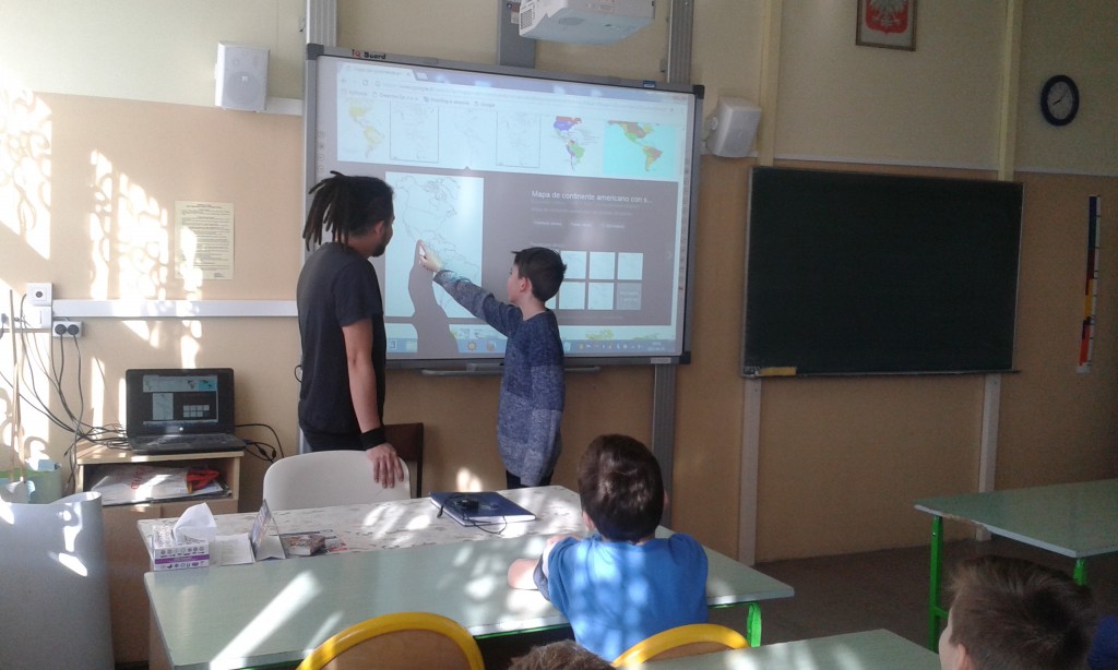 Zagraniczni goście w Szkole Podstawowej 23