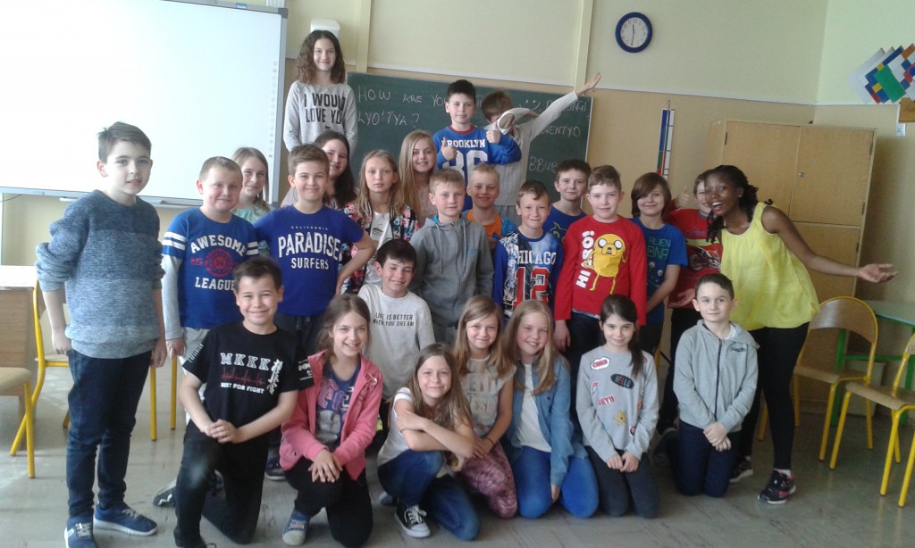 Zagraniczni goście w Szkole Podstawowej 23