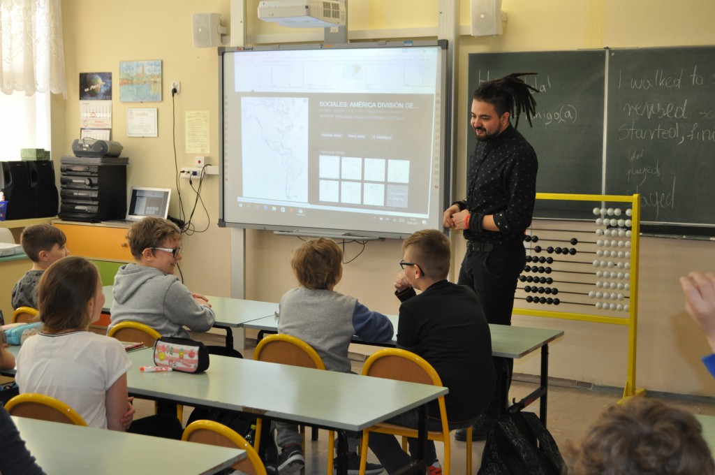Zagraniczni goście w Szkole Podstawowej 23