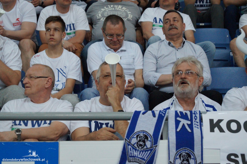 Kibice na meczu Anwil - Energa Czarni