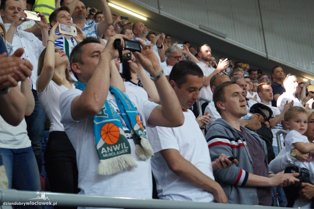 Kibice na meczu Anwil - Energa Czarni
